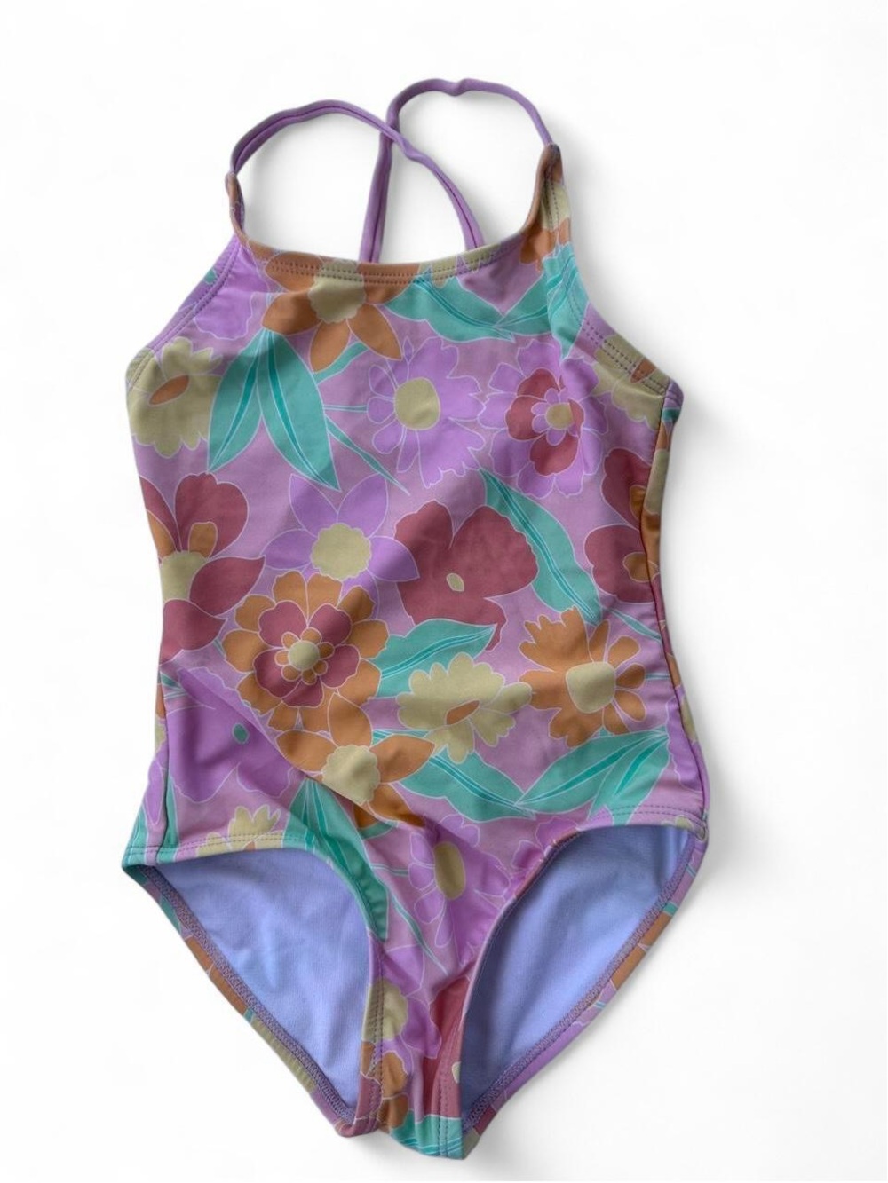 Laguna Floral Kids One-Piece Swimsuit